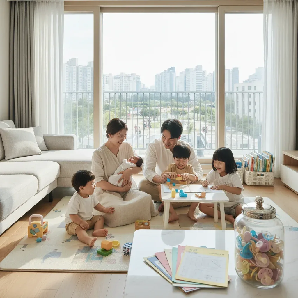 출산율 반등과 수혜자 증가 관련 시각 자료