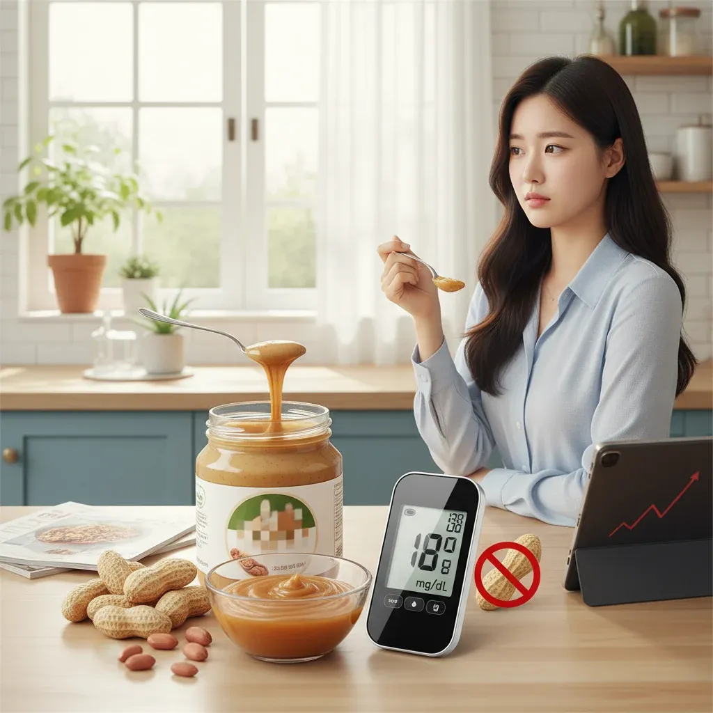 혈당관리용 땅콩버터의 숨겨진 진실 관련 시각 자료