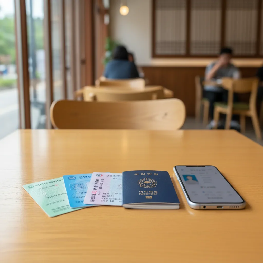 발급 가능한 신분증 종류 관련 시각 자료