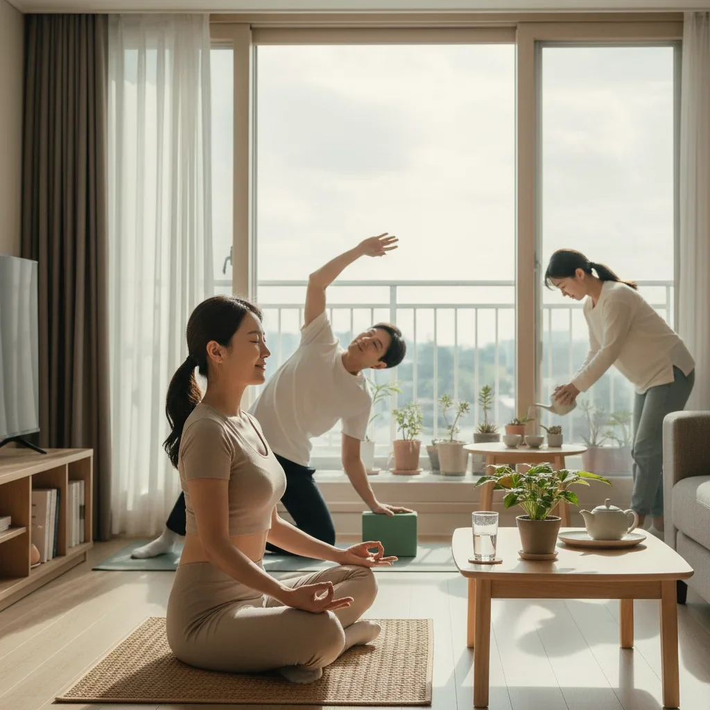 매일 실천할 수 있는 간단한 습관 관련 시각 자료