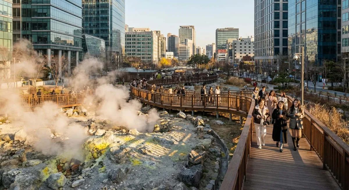 지옥계곡 - 노보리베츠의 상징적인 명소 관련 시각 자료