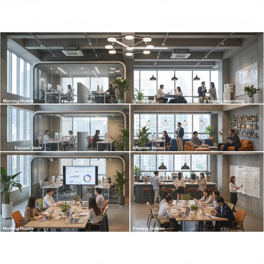 시간대별 이용 전략 관련 시각 자료