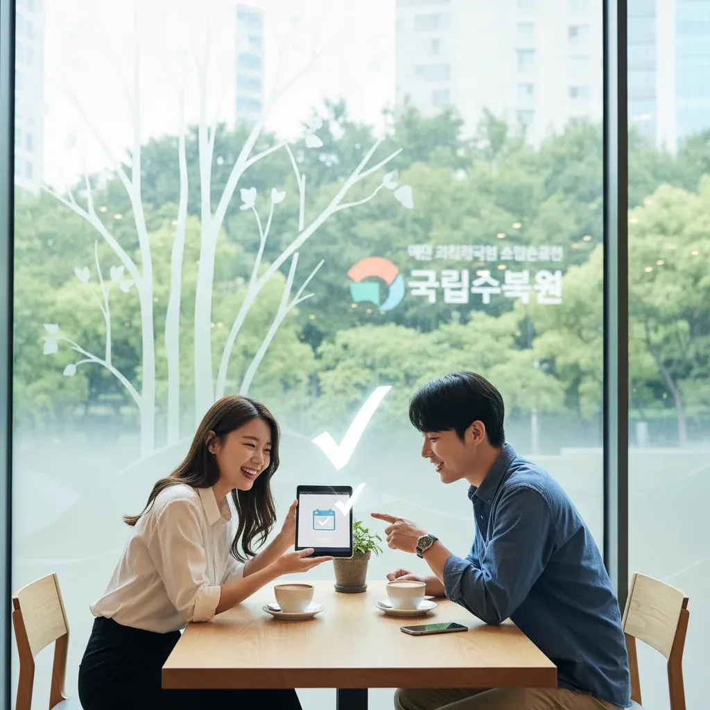 국립수목원 관람 예약이 이렇게 간단했나요? 관련 시각 자료