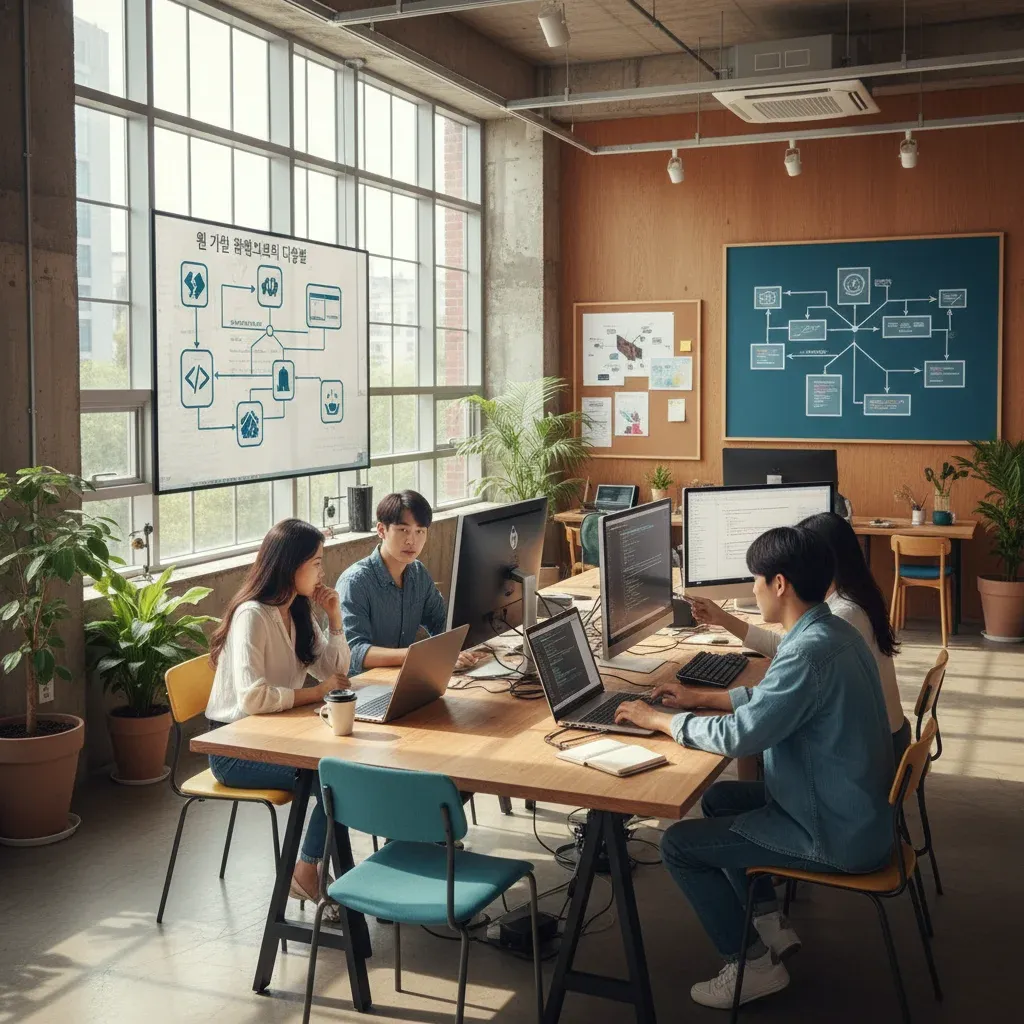 웹 개발 환경에서의 대응법 관련 시각 자료