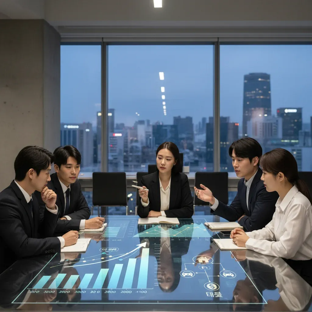 앞으로의 금리 전망과 대출 전략 관련 시각 자료