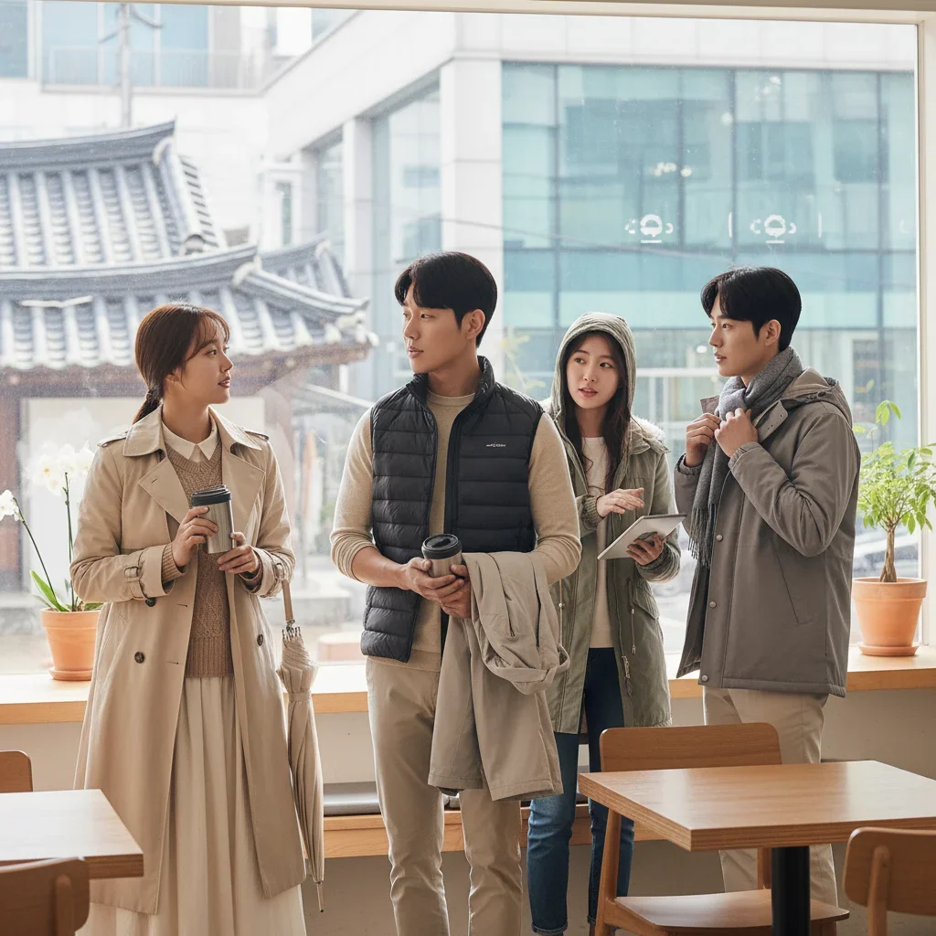 기온 변화에 맞는 의상 선택이 왜 중요할까요? 관련 시각 자료