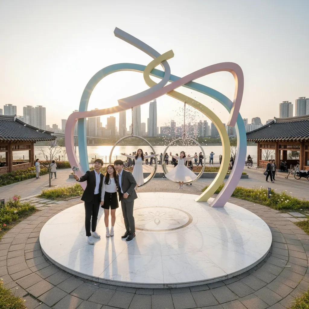 포토존과 함께하는 인생샷 명소 관련 시각 자료