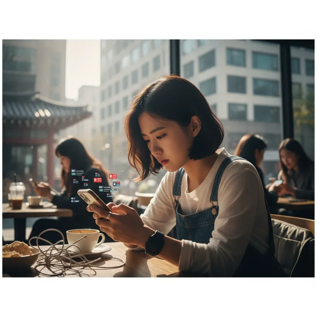 디지털 강박 행동의 특징 관련 시각 자료