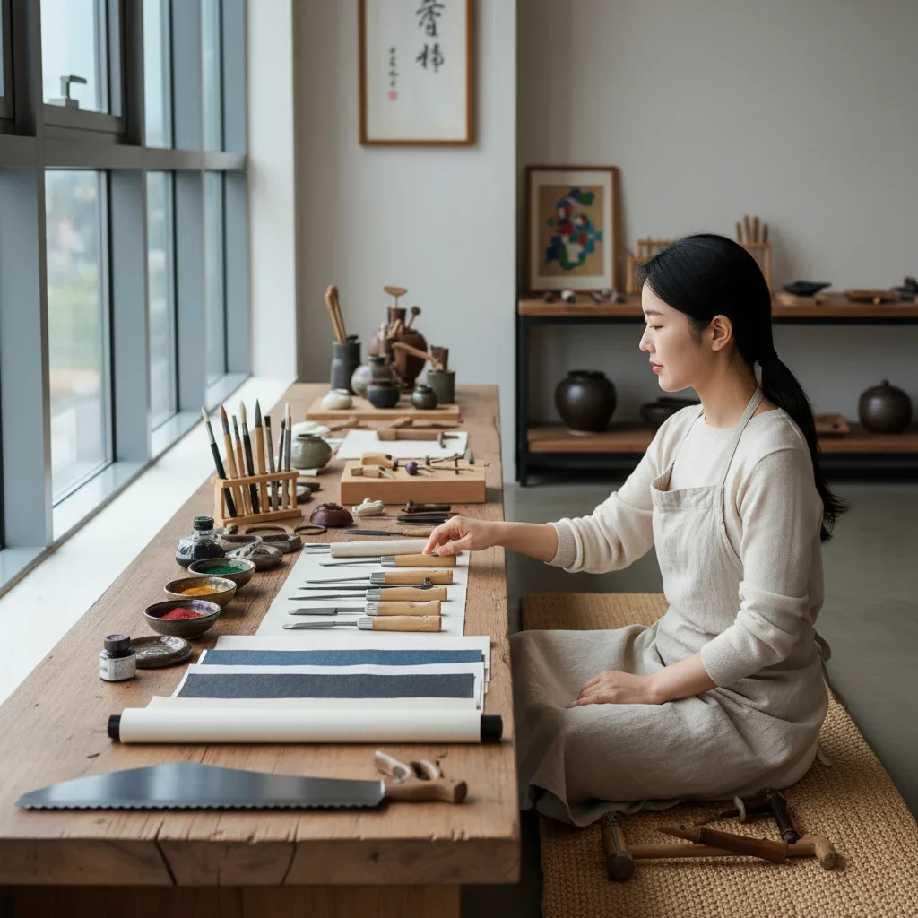 준비 단계: 도구와 재료 선택 관련 시각 자료