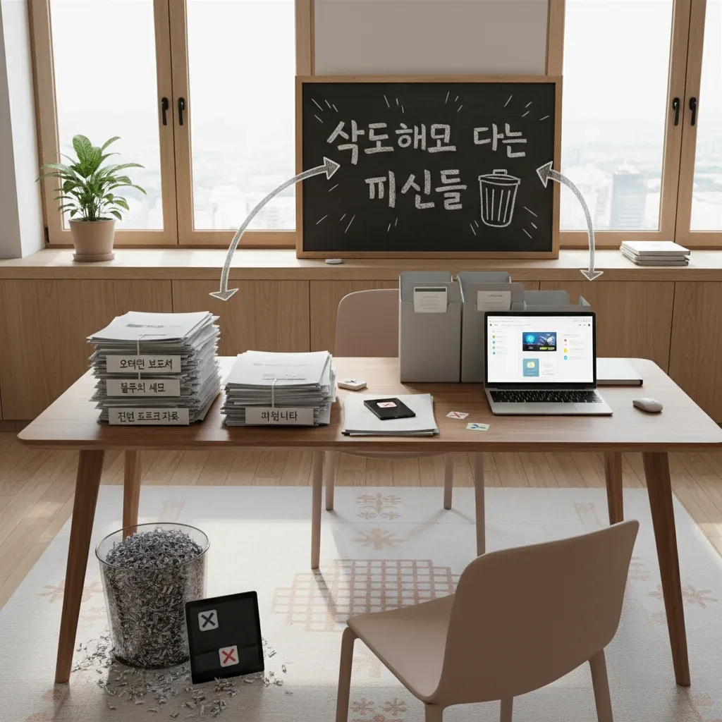 삭제해도 되는 파일들 관련 시각 자료