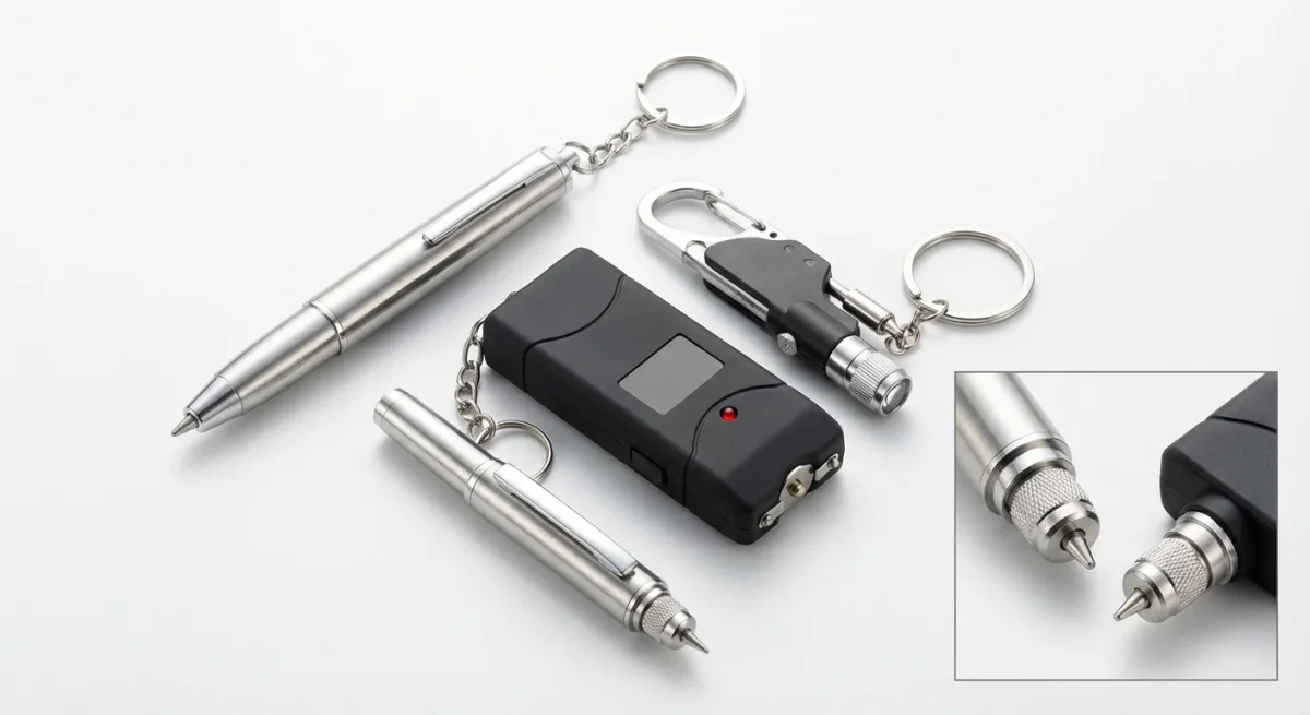 정전기 방지 키링의 다양한 종류와 사용 모습