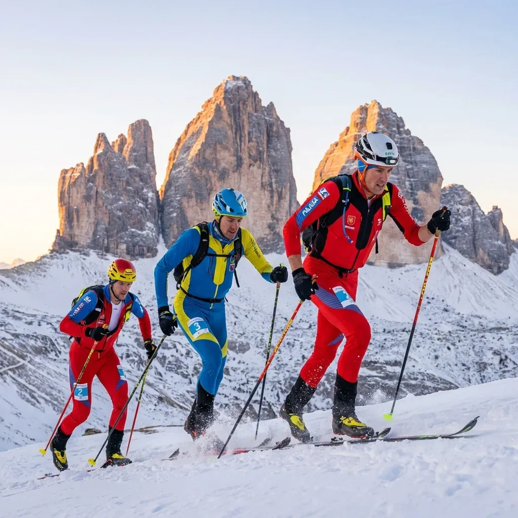 2026 동계올림픽 새로운 종목 스키등산 경기장면