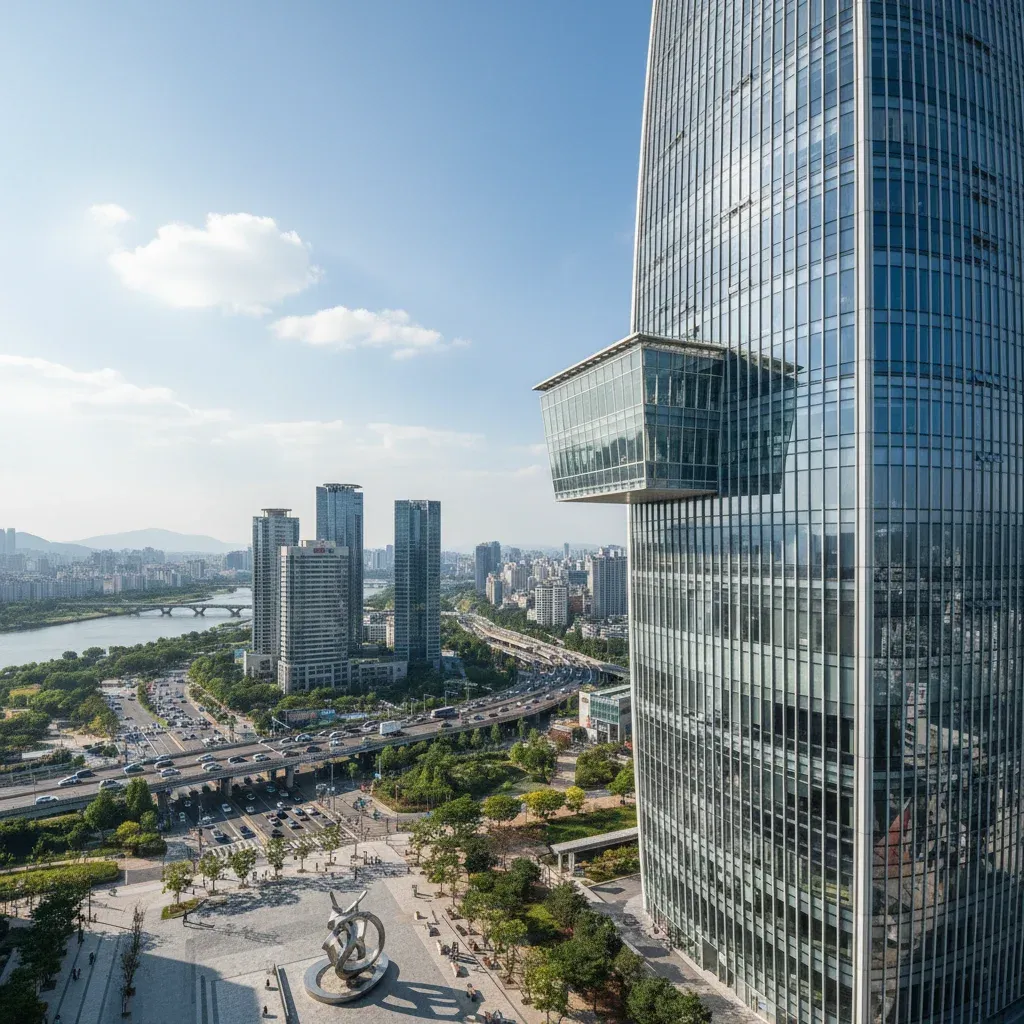 롯데월드타워 서울스카이 관련 시각 자료