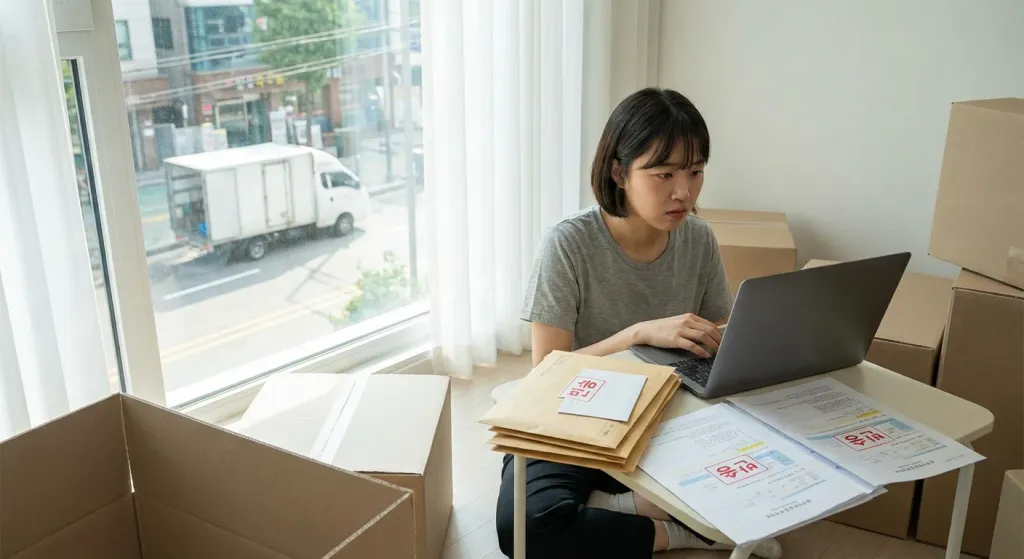 이사후 주소변경, 왜 이렇게 중요할까요? 관련 시각 자료
