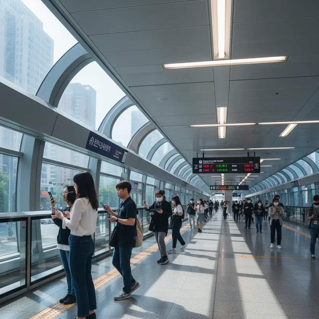 승강장별 현장 예매 타이밍 관련 시각 자료