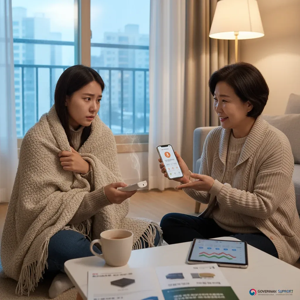 겨울철 난방비 부담, 이제 혼자 끙끙 앓지 마세요 관련 시각 자료