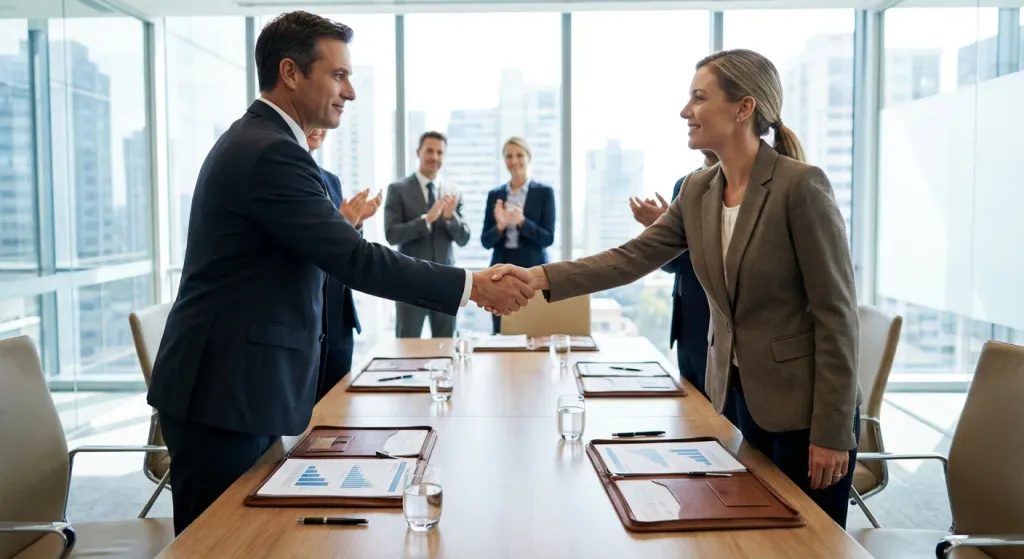 은행과 신용보증재단 협약 체결 현장