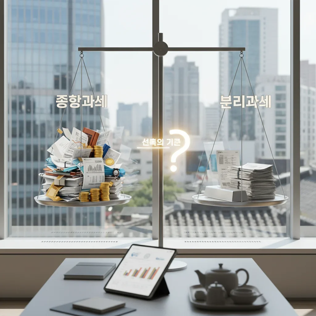 종합과세 vs 분리과세 선택의 기준 관련 시각 자료