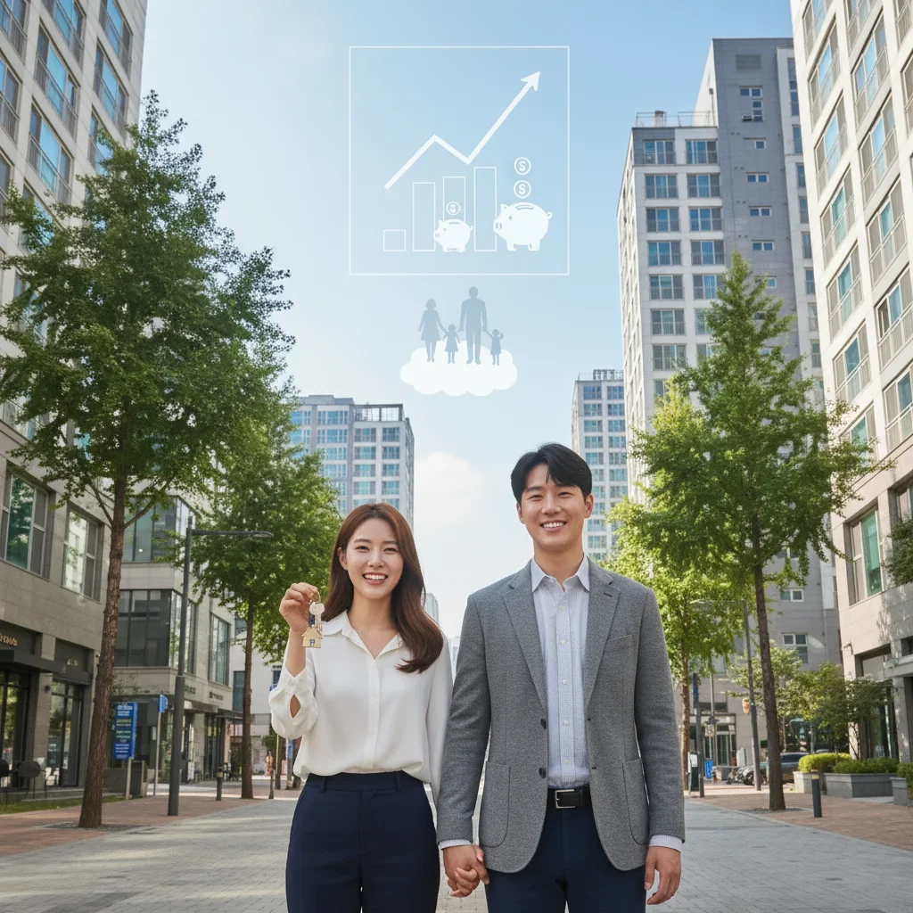 신규 주택 구매자의 자기자금 부담 경감 관련 시각 자료