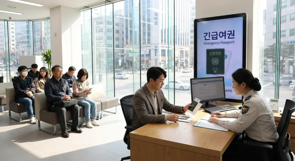 긴급여권 발권 방법
