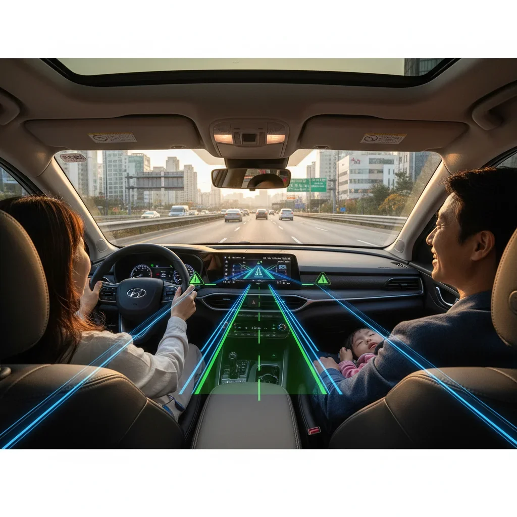 차선이탈경고시스템(LDW)과 차선유지보조시스템(LKA) 관련 시각 자료