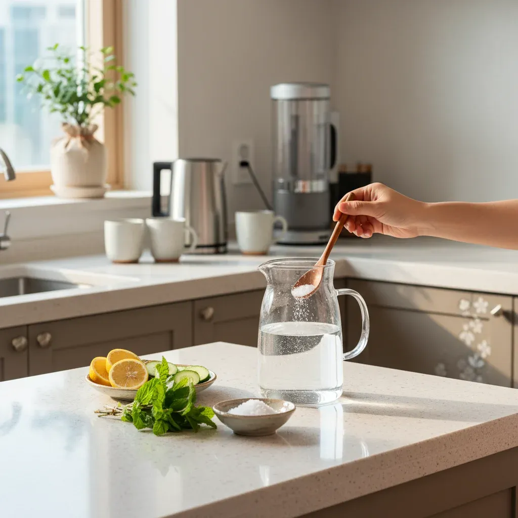 기본 전해질 물 만들기 관련 시각 자료