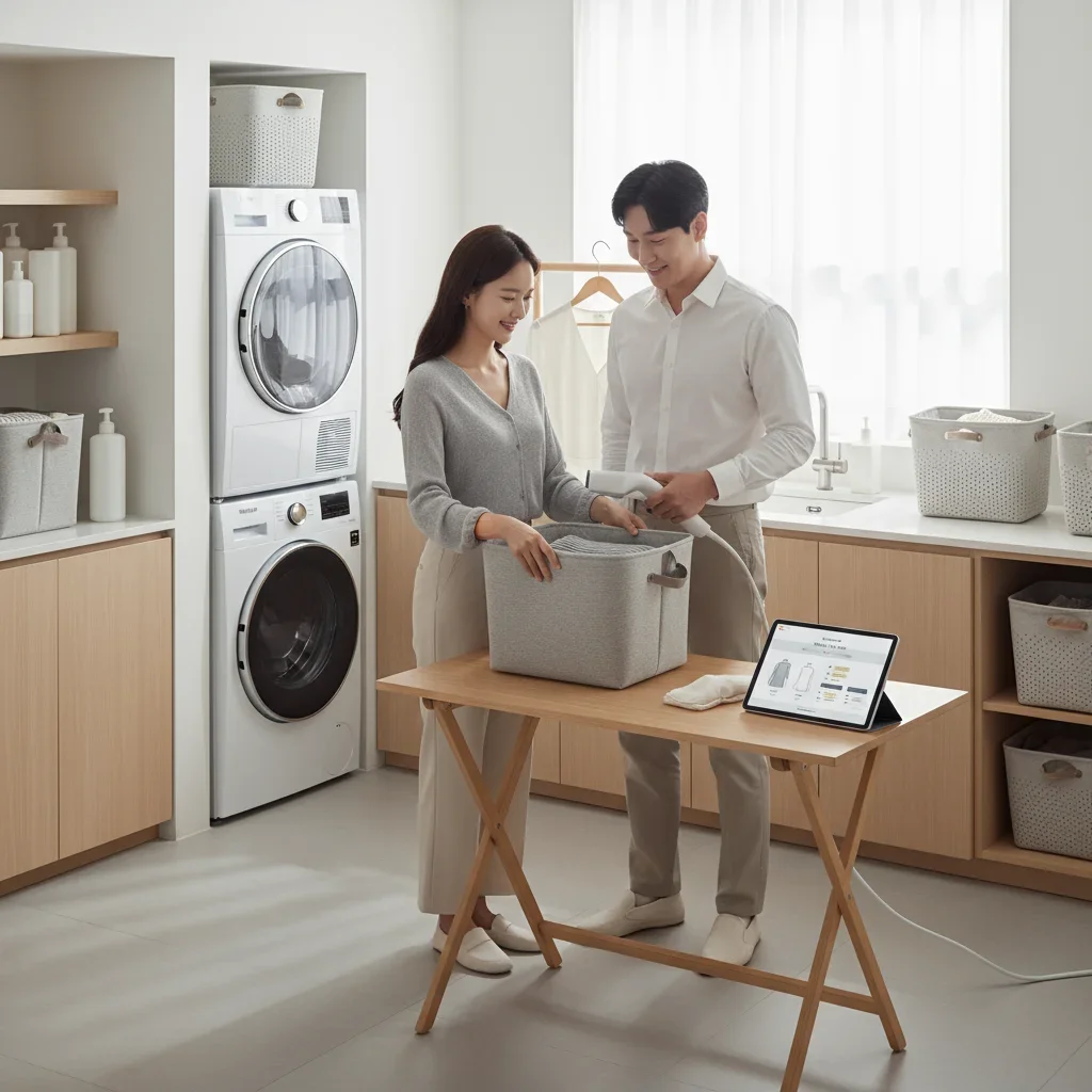 세탁과 관리, 얼마나 간편해야 할까? 관련 시각 자료
