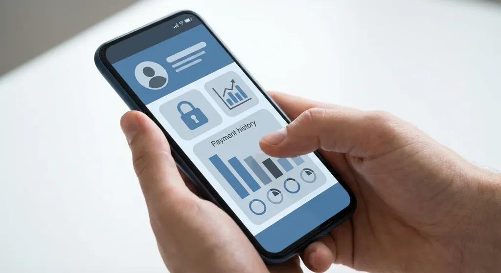 모바일 앱 실업크레딧 조회 과정