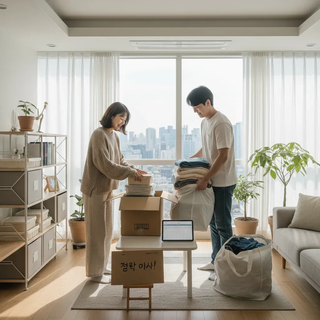 이사 비용 절약하면서도 만족도 높이는 방법 관련 시각 자료