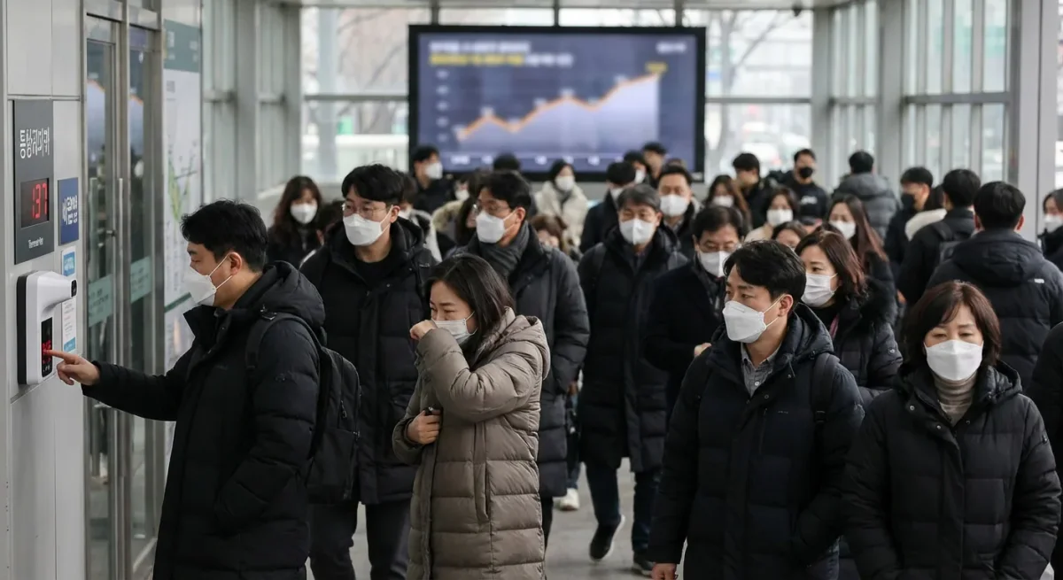 올겨울 독감 유행, 예상보다 심각한 상황 관련 시각 자료