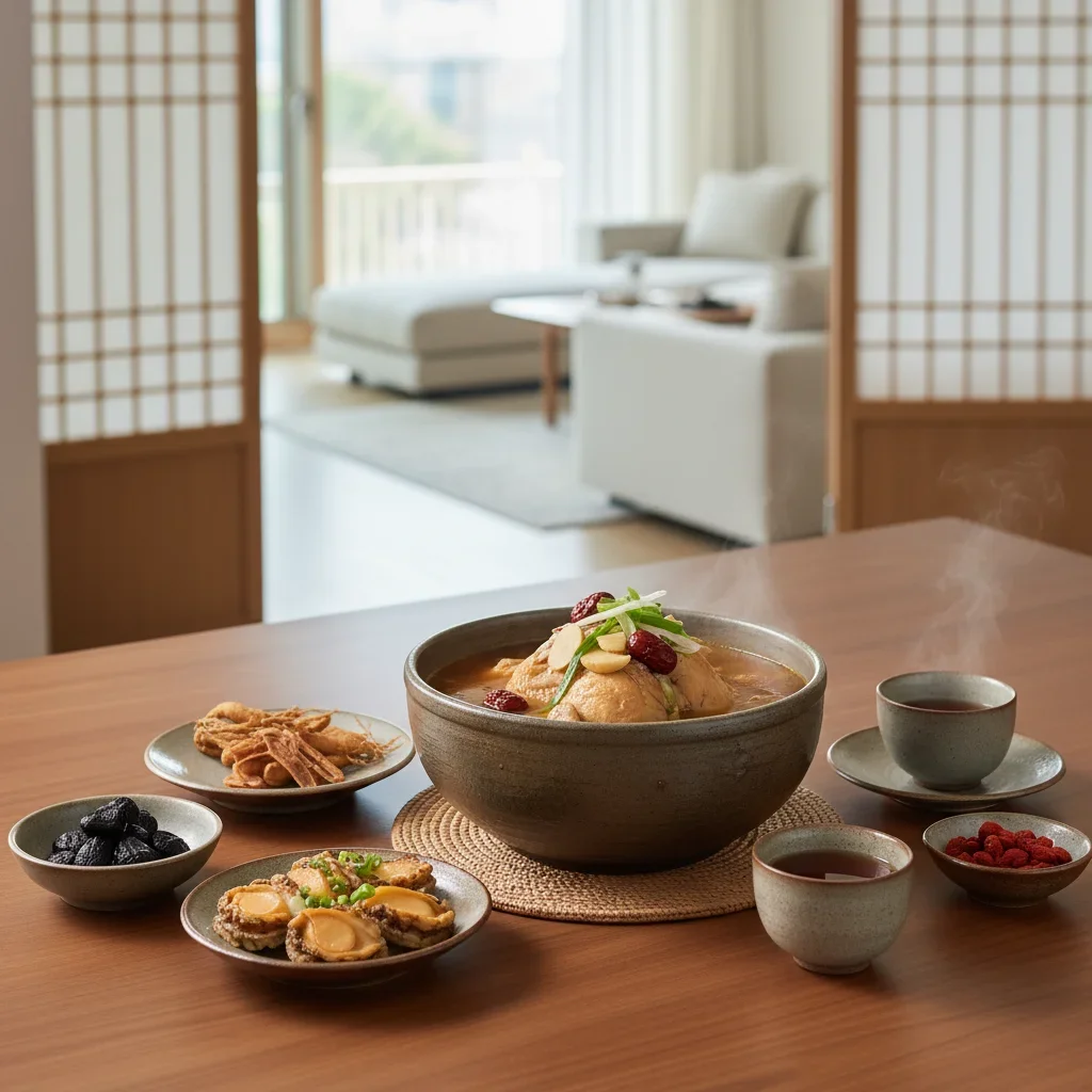 전통적으로 인정받아온 보양식품 관련 시각 자료