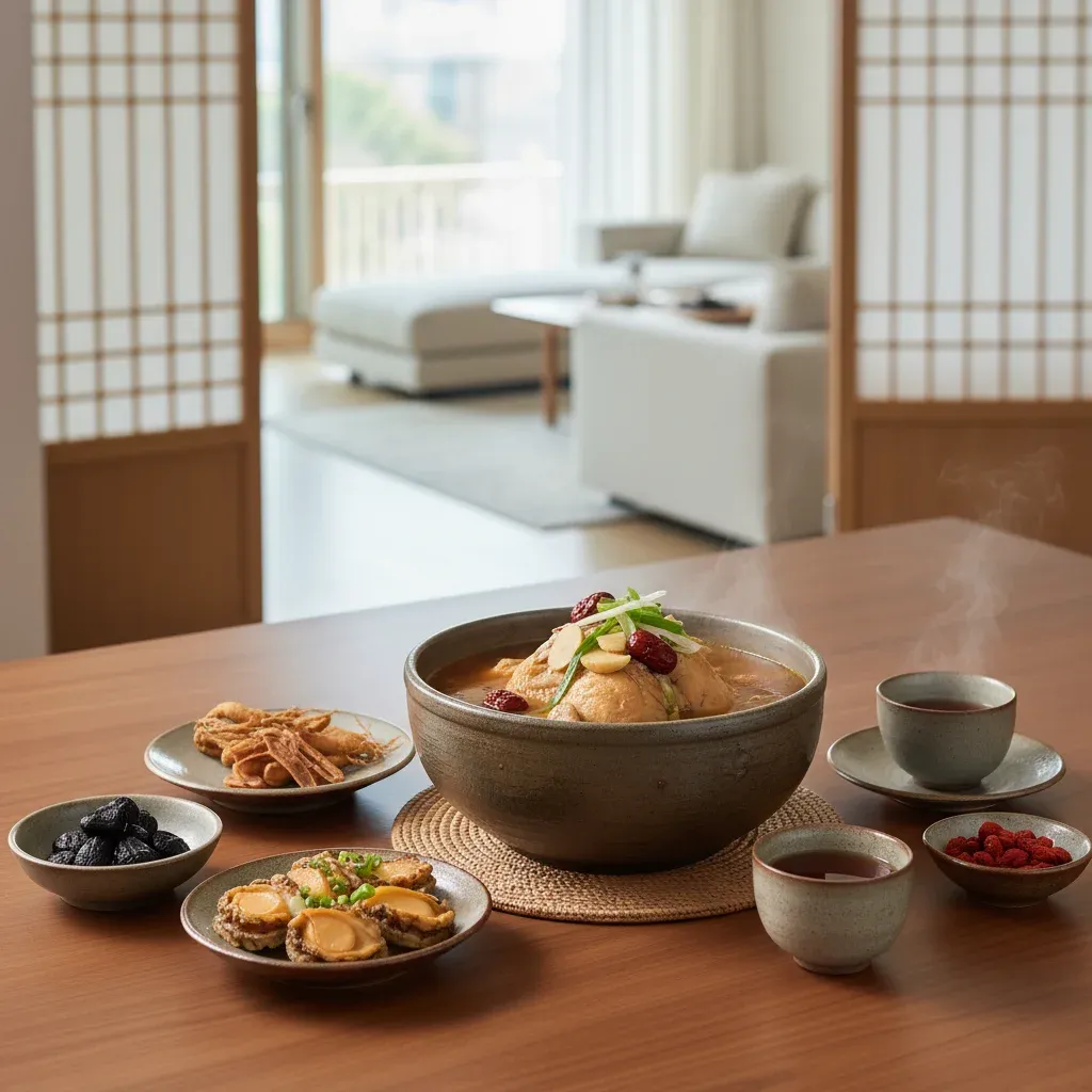 전통적으로 인정받아온 보양식품 관련 시각 자료