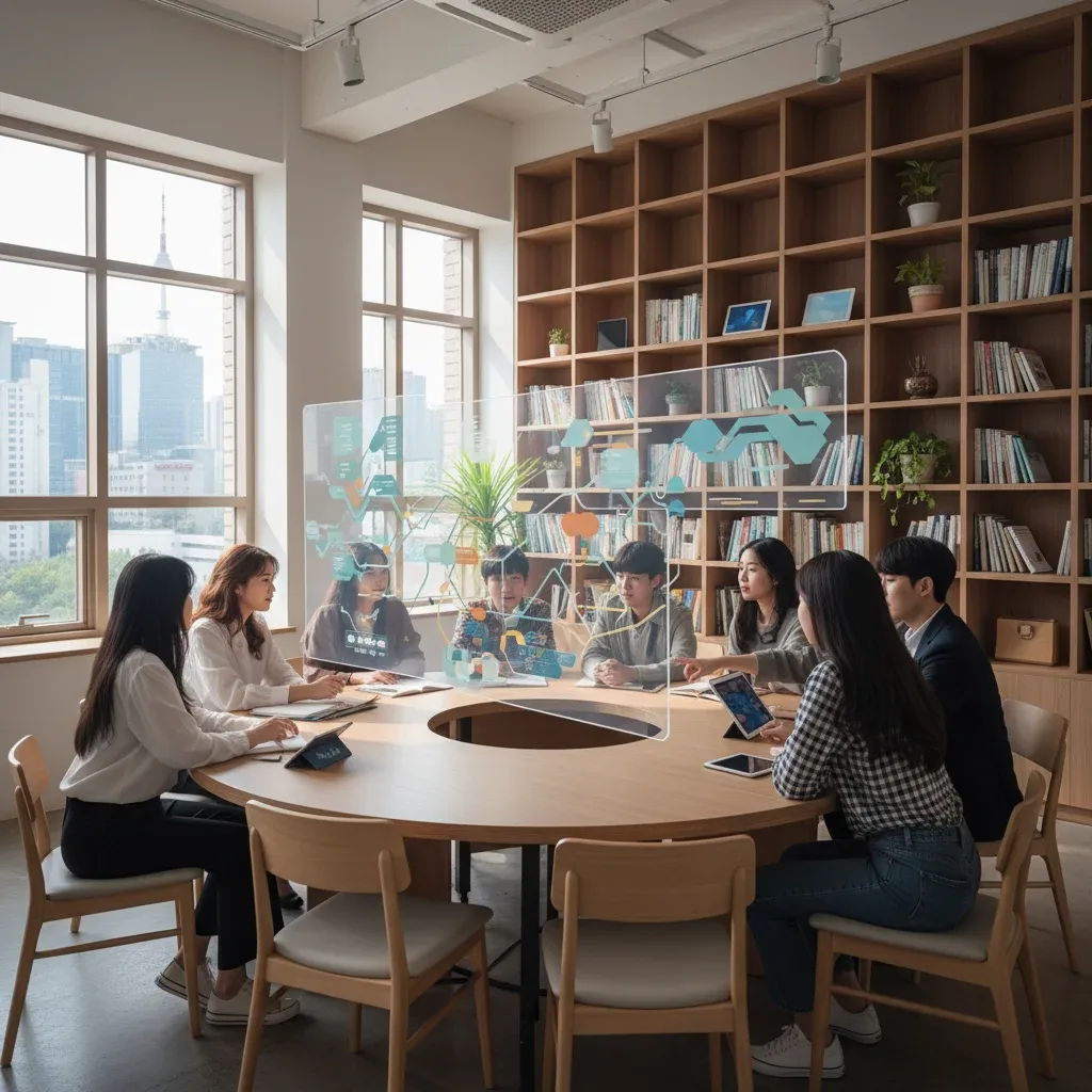 교육 커리큘럼과 핵심 내용 관련 시각 자료