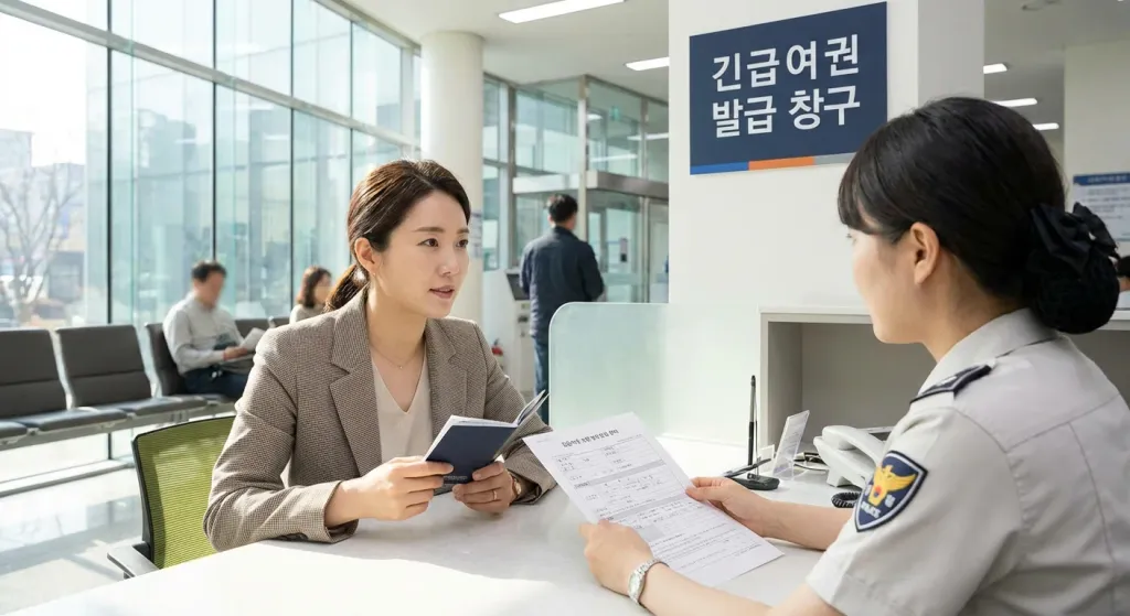 긴급여권 발권 방법