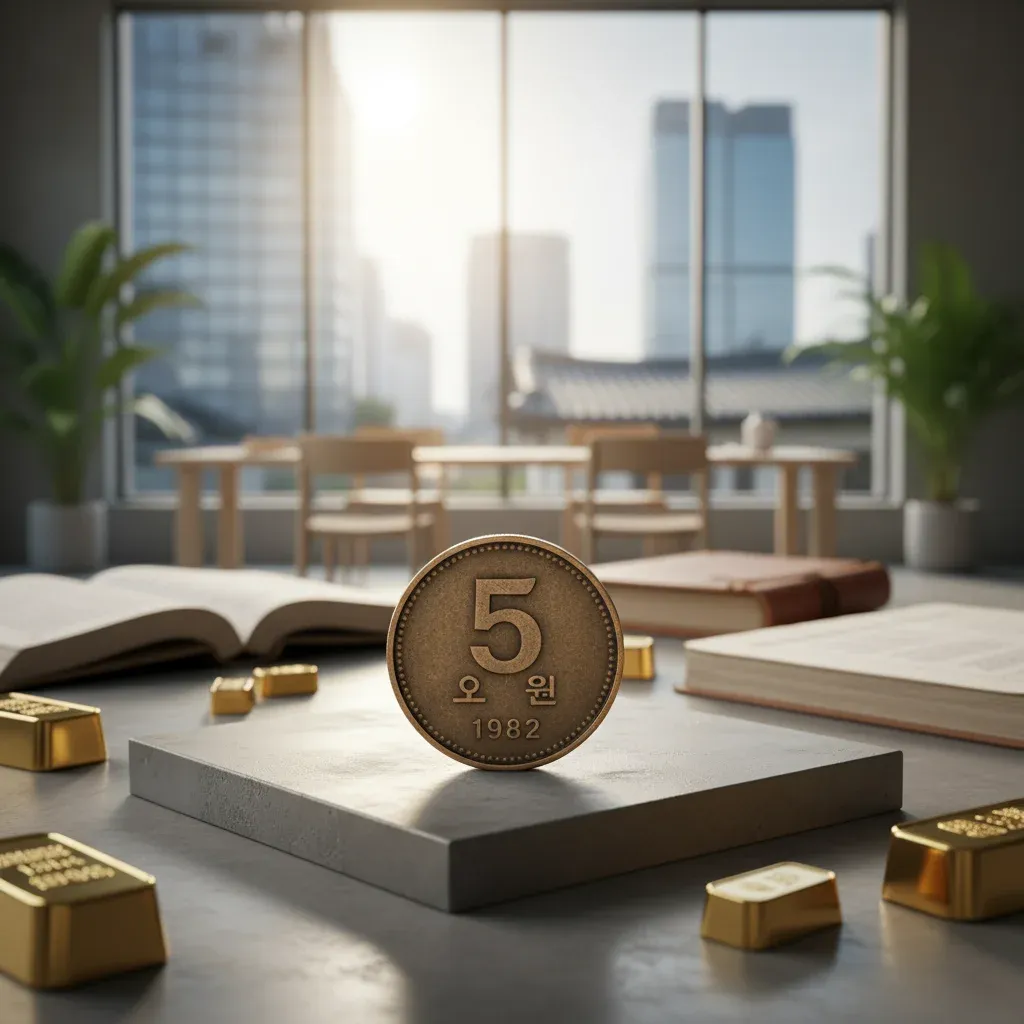 1982년 5원 동전 - 최고의 투자 가치 관련 시각 자료