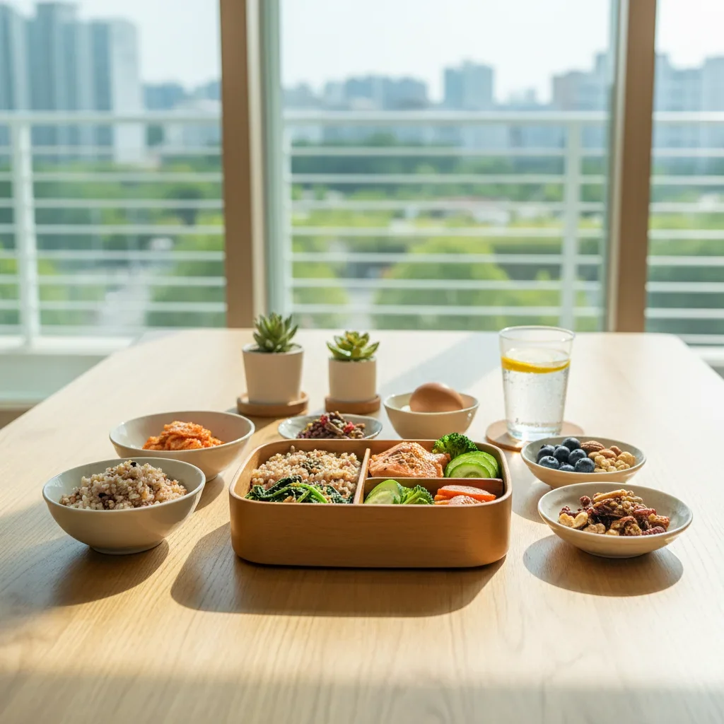 식단 관리의 중요성 관련 시각 자료