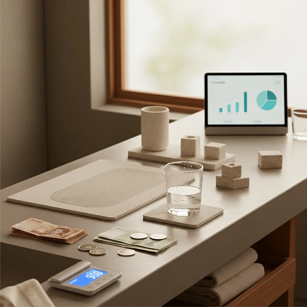 규조토 습기 제거 효과와 비용 분석 관련 시각 자료