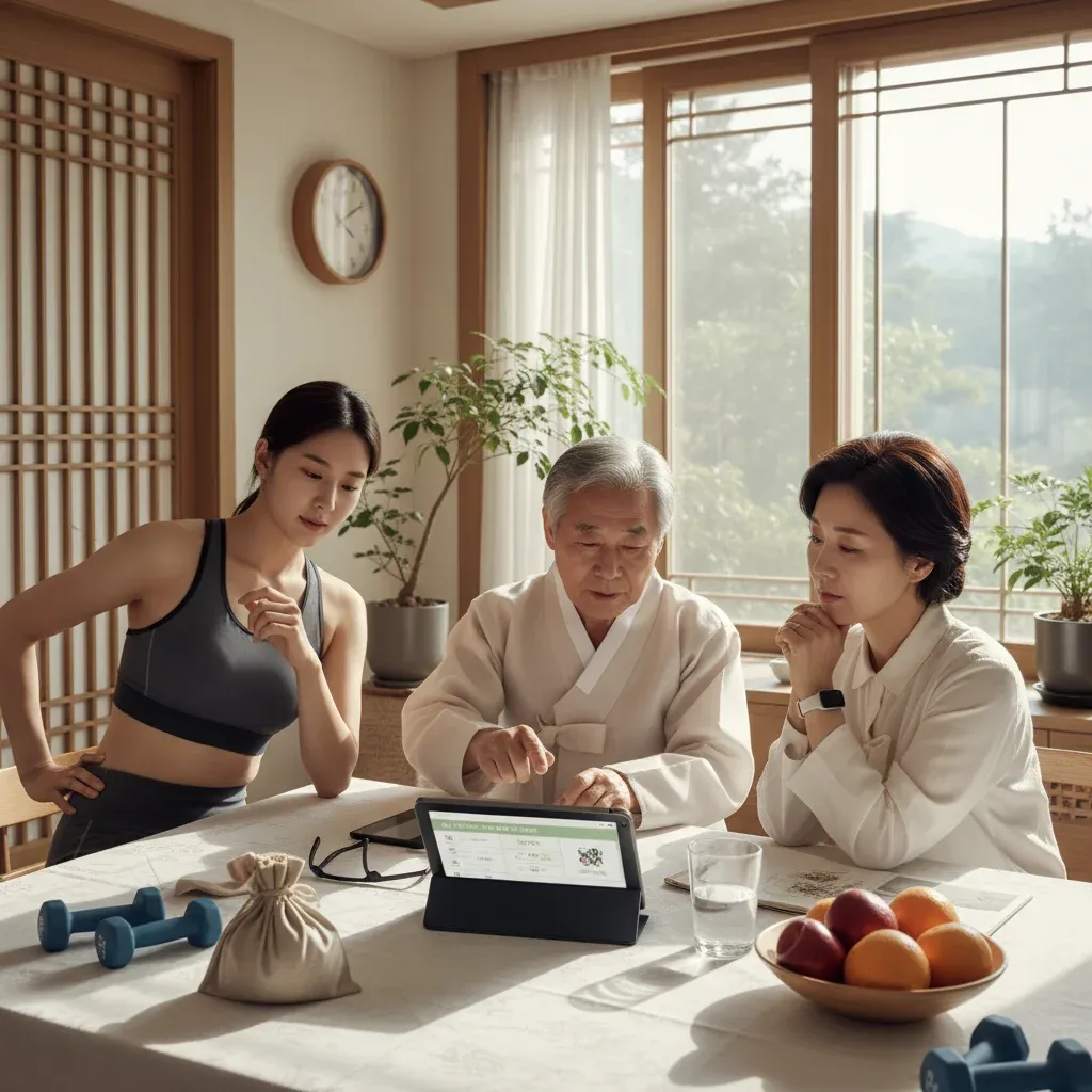 개인의 체질과 건강 상태 고려 필요 관련 시각 자료