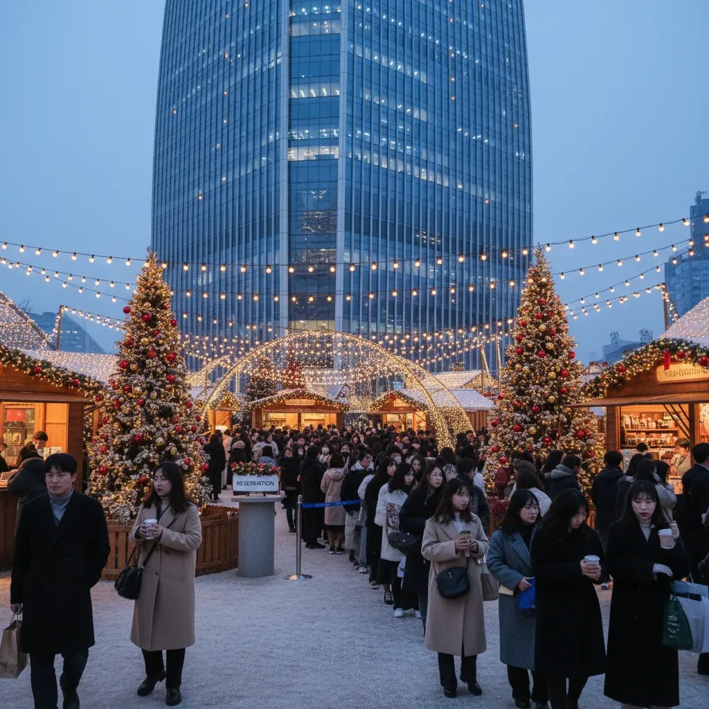 롯데타워 크리스마스 마켓 예약이 왜 이렇게 인기일까? 관련 시각 자료