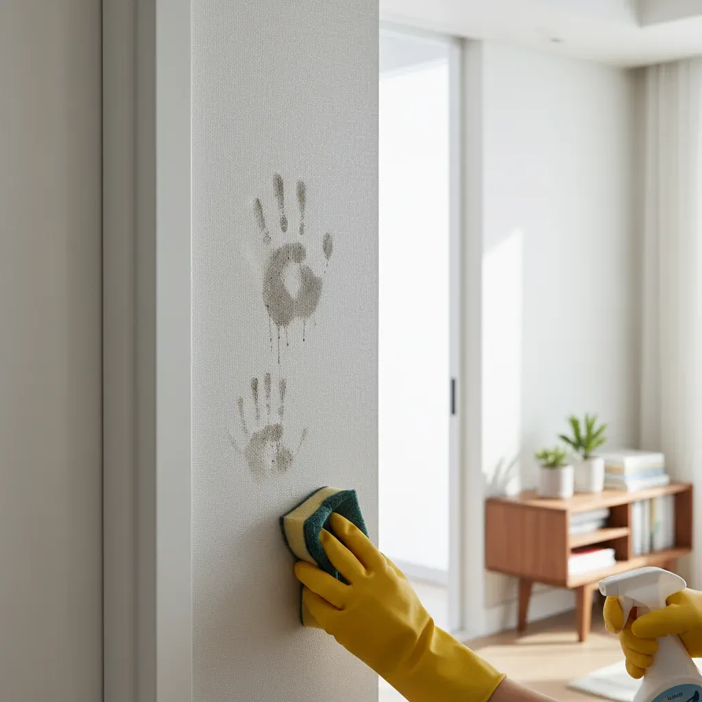 벽지 손때, 왜 생기고 어떻게 제거해야 할까? 관련 시각 자료