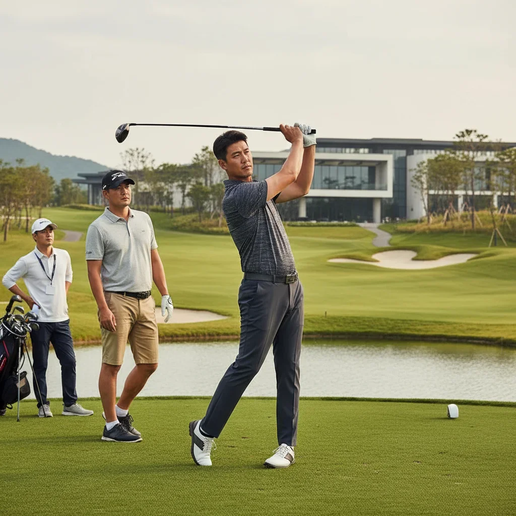 골프 바지 하나로 달라지는 라운딩의 품격 관련 시각 자료