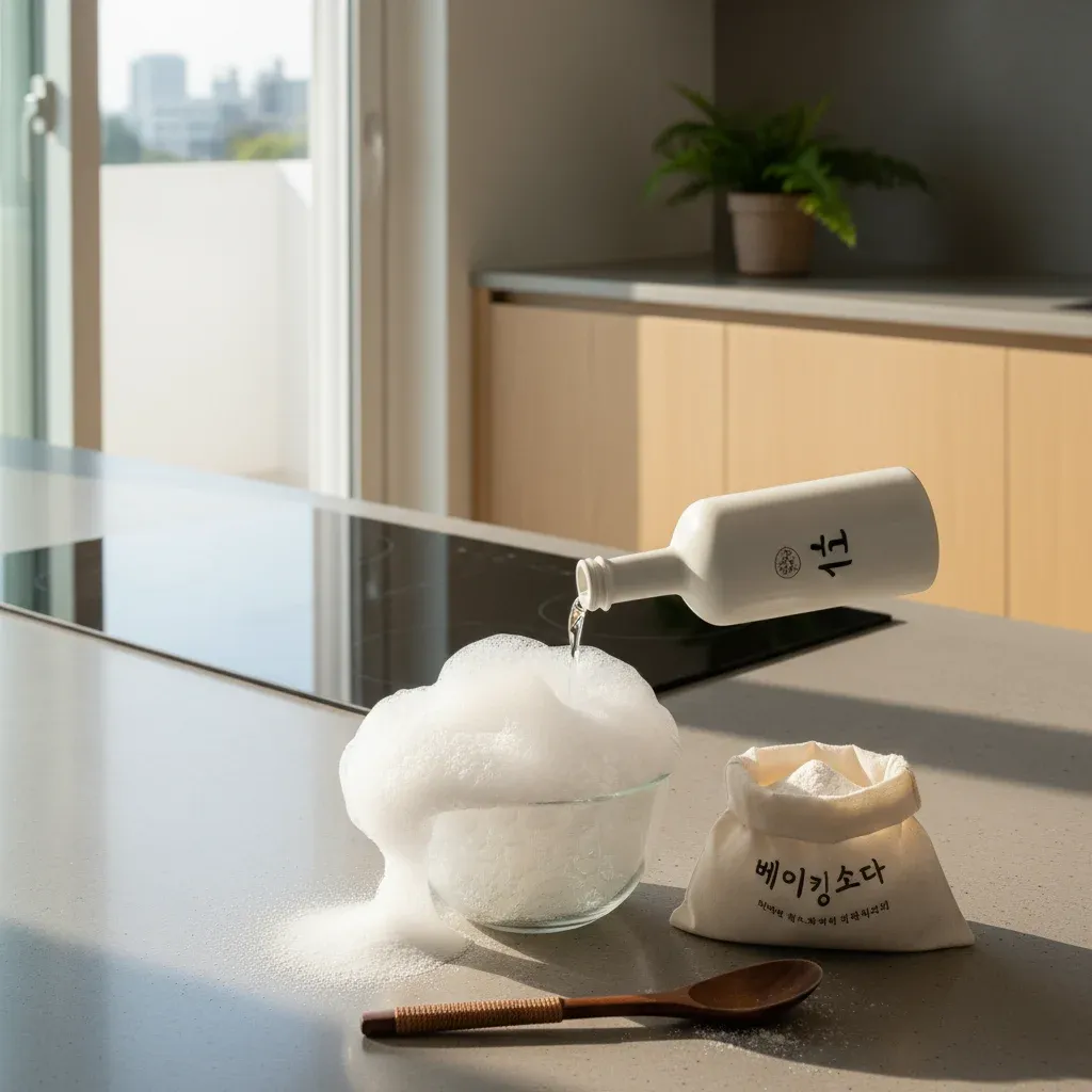 베이킹소다와 식초의 강력한 조합 관련 시각 자료