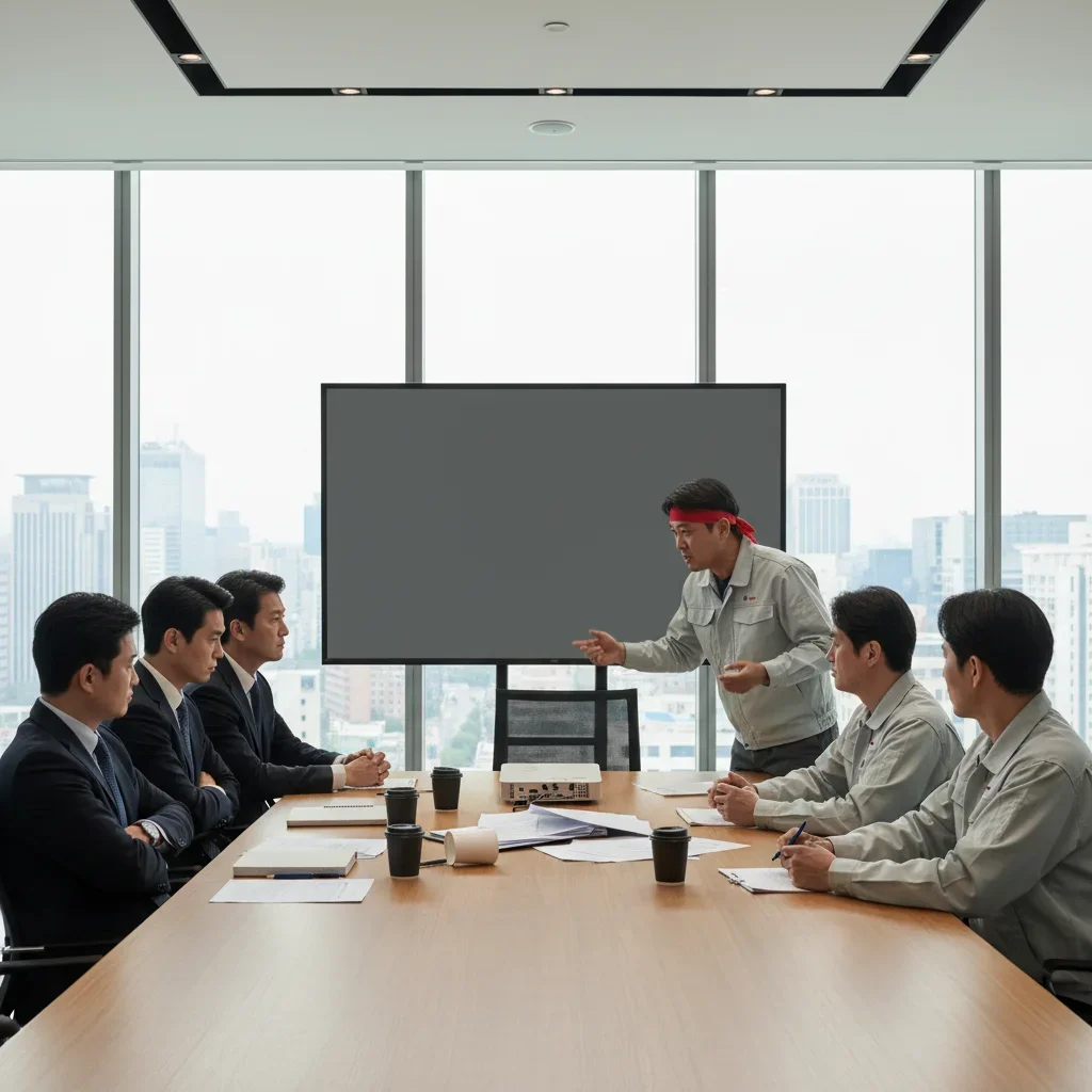 운수종사자 임금 협상 결렬이 직접적 원인 관련 시각 자료