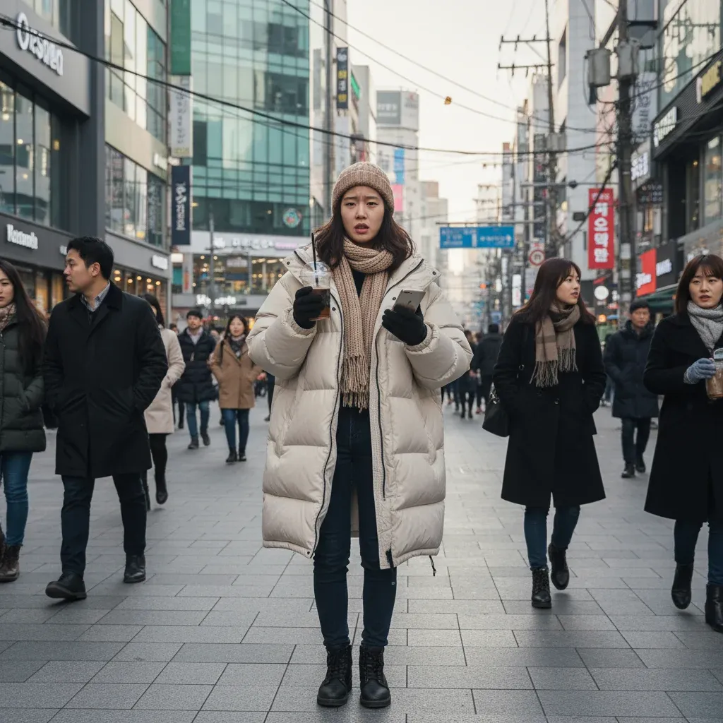 너무 두꺼운 아우터 선택의 함정 관련 시각 자료