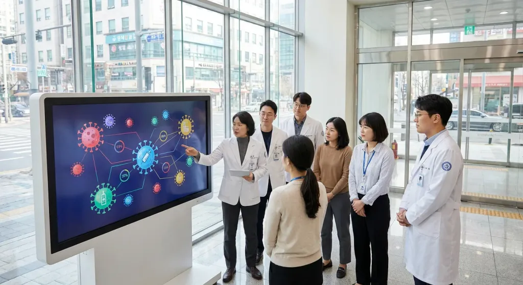 올해 유행 바이러스와 백신 매칭도 관련 시각 자료