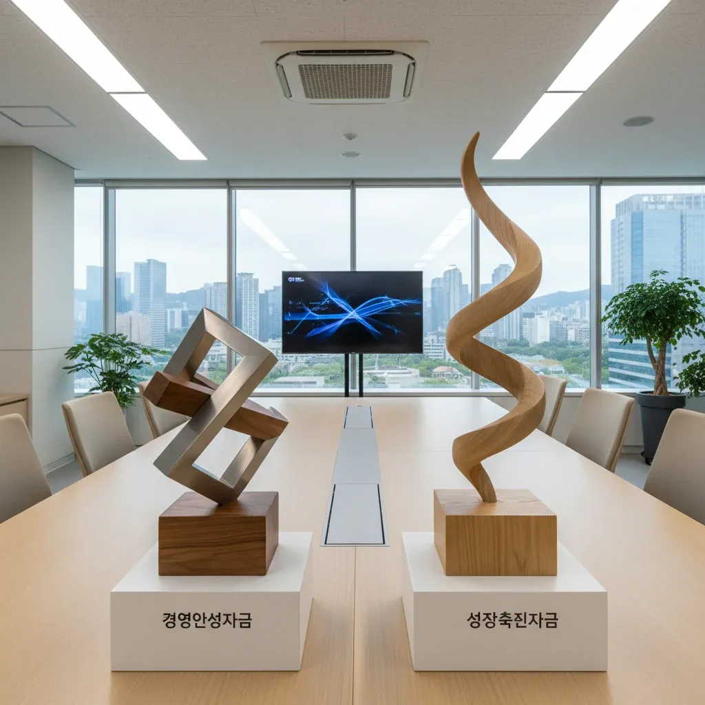 경영안정자금과 성장촉진자금 관련 시각 자료