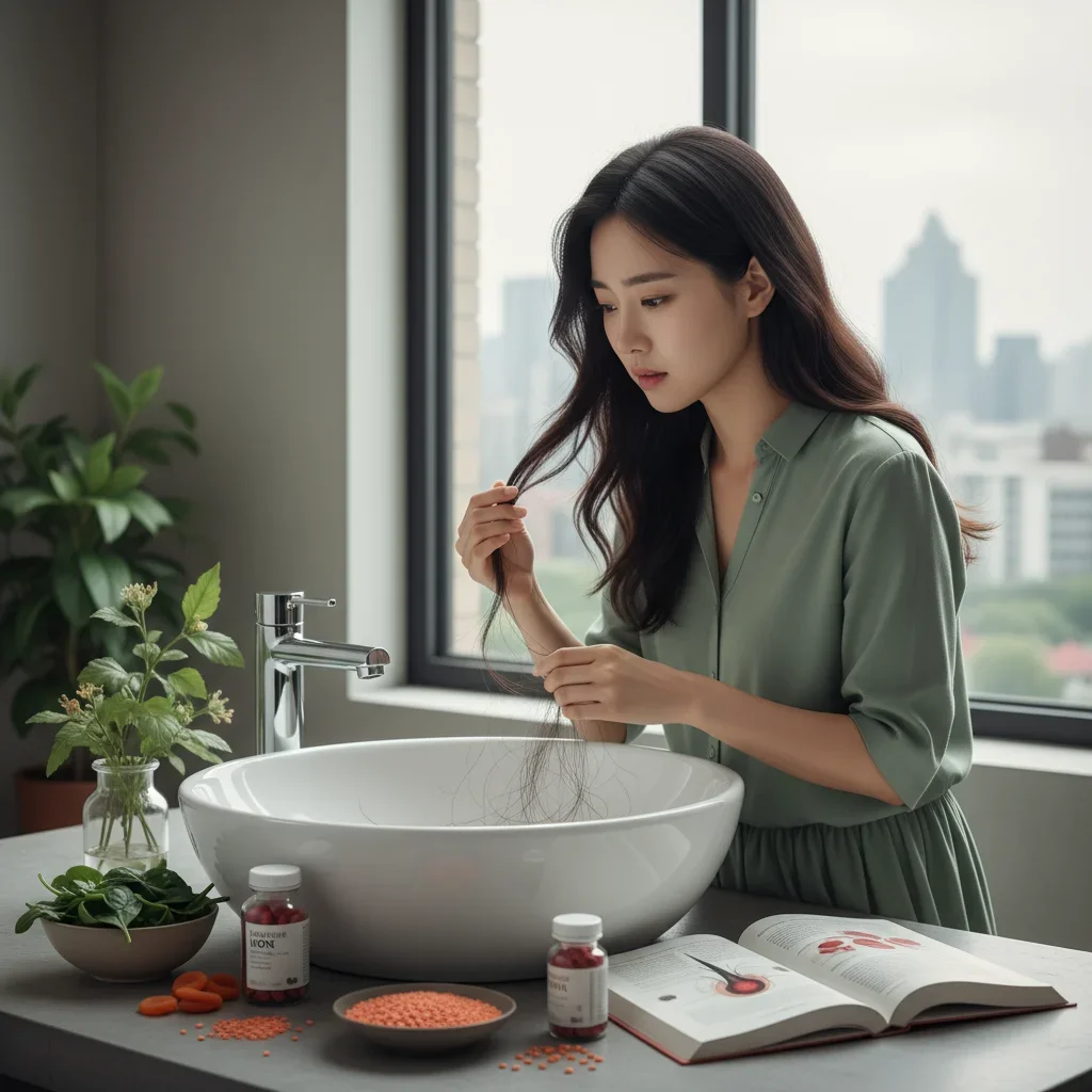 철분 부족이 탈모를 부른다 관련 시각 자료