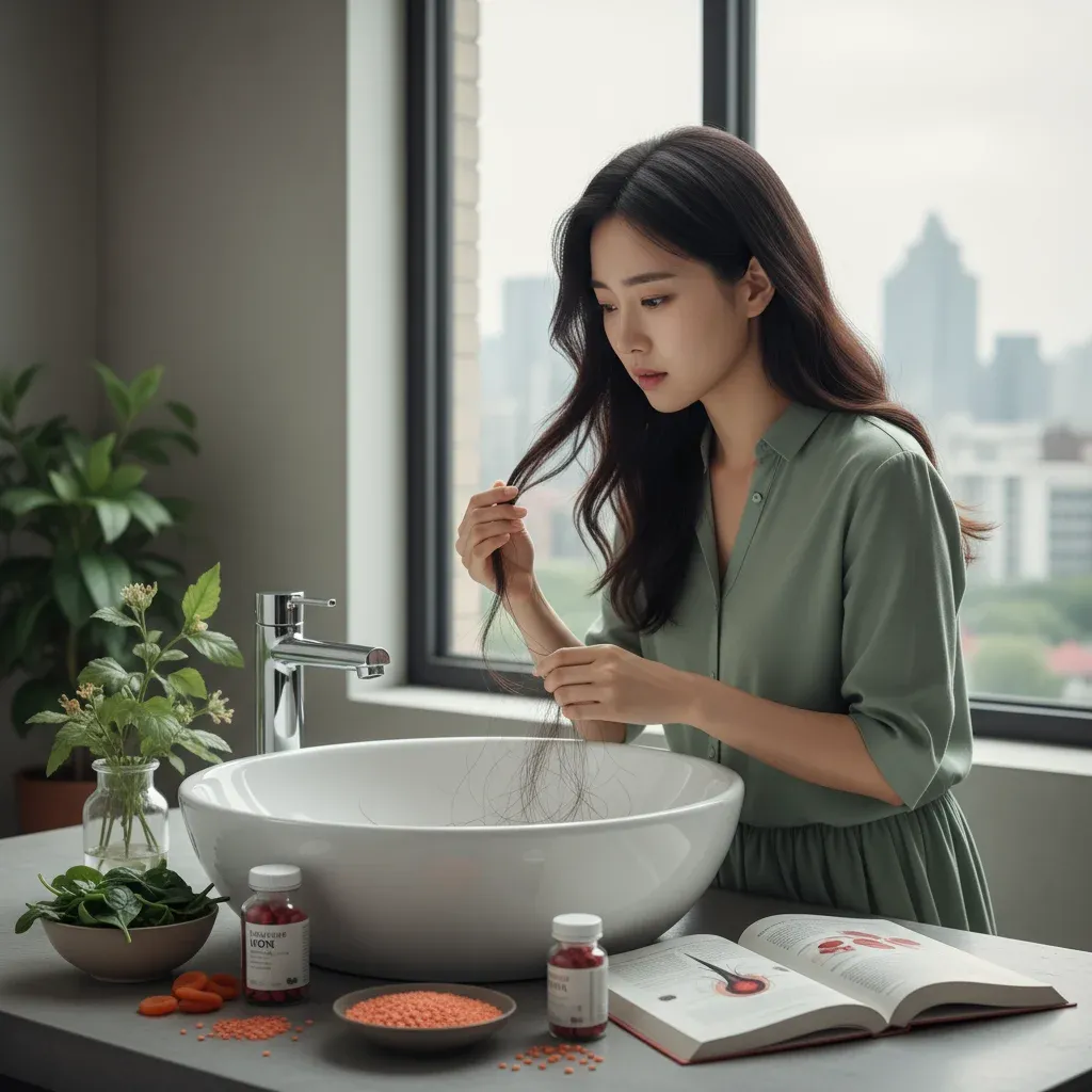 철분 부족이 탈모를 부른다 관련 시각 자료