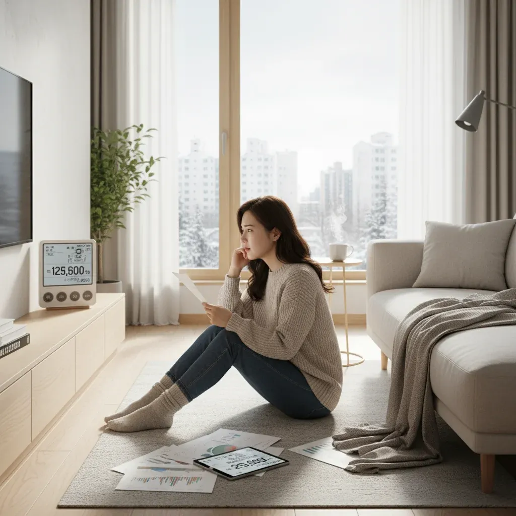 겨울철 난방비, 정말 이렇게 많이 나와야 하나요? 관련 시각 자료