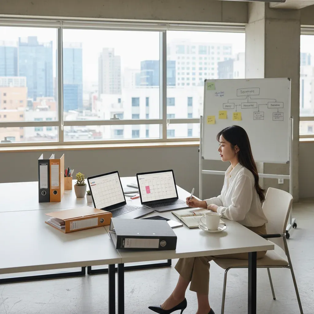 체계적인 구직활동 관리법 관련 시각 자료
